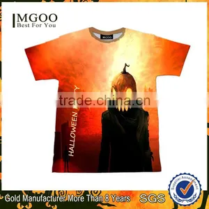 2016 MGOO Custom Digital Printing Clothes Halloween Christmas Design T-shirt Sublimation Printing Tshirt With Sexy Photo thumbnail-1