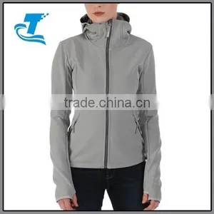 Grey Soft Shell Jackets Soft Shell Softly Jacket Woman thumbnail-1