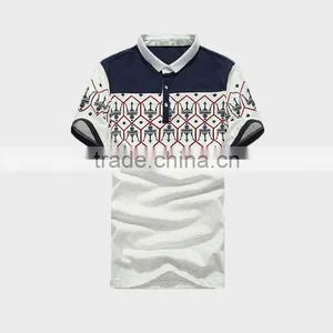 2015 Men's Polo Shirt With Print thumbnail-1