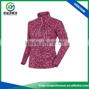 OEM Fashion Design 100% Polyester Women's Pullover Full Sublimation Hoodies With Dry Fit Anti-UV Performance thumbnail-1