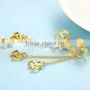 New 2016 Latest Gold Earring Designs Simple Gold Earring Designs for Women Gold Earring thumbnail-3