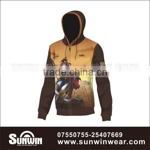 Wholesale Custom Design Funny Hoody Sublimation Cheap Polyester Sweatshirts thumbnail-1