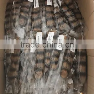 Wholesale Fox Tail American Raccoon Tail Fur Tail Pendant Whole thumbnail-5