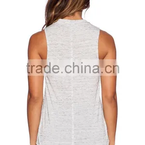Sleeveless Marbled Muscle Tank Top Round Neck thumbnail-3