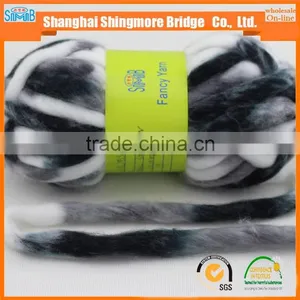 Chunky Knitting Yarn Supplier Cheap Wholesale Super Soft Chunky Yarn Acrylic for Knitting Sweater Hat thumbnail-4