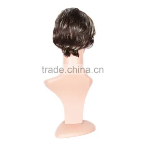 Large Stocks! High Quality Synthetic Cosplay Wig, Short Dark Brown Cosplay Hair Wig,cute Cosplay Wig thumbnail-4