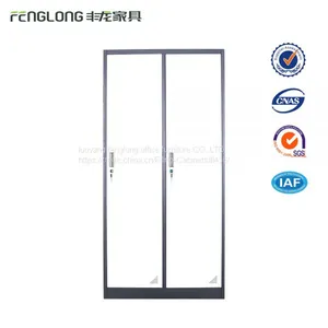 Metal New Design High Quality Used in Gym Hospital Schlool 2 Door Steel Storage Locker thumbnail-1