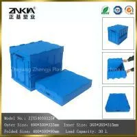 Wholesale High Quality Plastic Folding Box With Attached Lid thumbnail-1