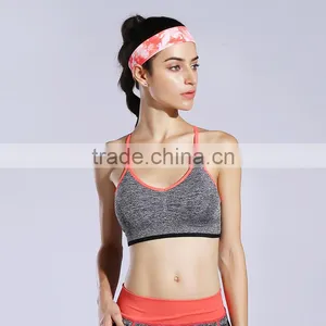 Women's Strappy Back Yoga Padded Sports Bra thumbnail-5