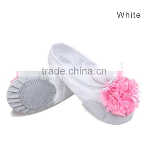 High Quality Soft Canvas Dance Shoes Split Sole Ballet Shoes thumbnail-5