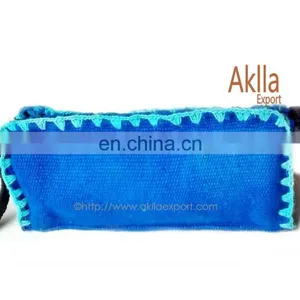Cosmetic Bag Embroidered Handmade Cosmetic Case Sheep Wool thumbnail-3