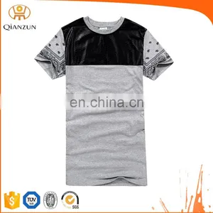 Custom Men's Long t Shirts 6459 thumbnail-1