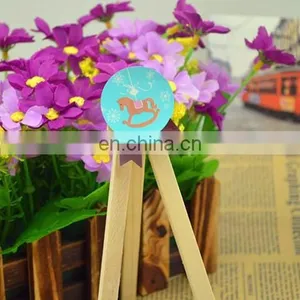 Cute Badge Shape Rocking Horse Bag Label Baking Bag Sealing Sticker Baby Shower Gift Decoration Craft Packing DIY Material thumbnail-2