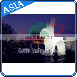 LED Night Inflatable Rabbit Light, Colorful the Jade Hare -- the Moon Night Light for Festival Decoartion thumbnail-1