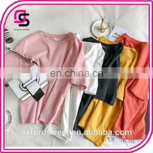 Korean Solid Color Ladies Blouse thumbnail-1