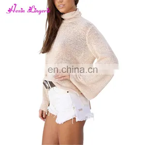 Newest 2017 Solid Color Trumpt Sleeve Loose Stylish Women Blouse Tops thumbnail-3