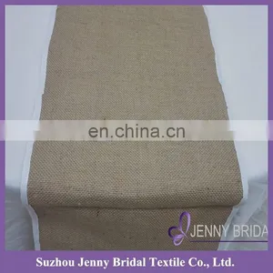 TR016A Jenny Bridal Hot Sale Burlap Table Runner thumbnail-1