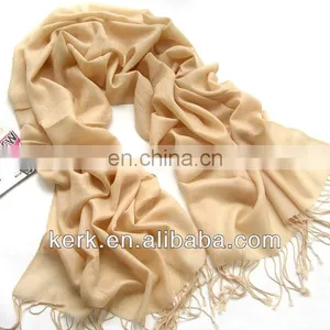 Fashion Plain Design Scarf and Shawl, Stock 40 Colors Wholesale Price,Material:Cashmere+ Viscose thumbnail-5