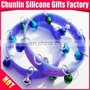 2013 Jingle Bell for Christmas Silicone Bracelets thumbnail-1
