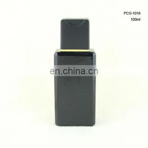 100ml Black Rectangle Glass Perfume Bottle thumbnail-1