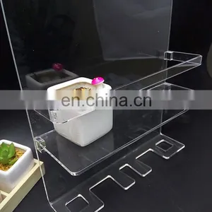 Acrylic Modern Bathroom Hanging Shower Caddy,shower Caddy Tray thumbnail-4