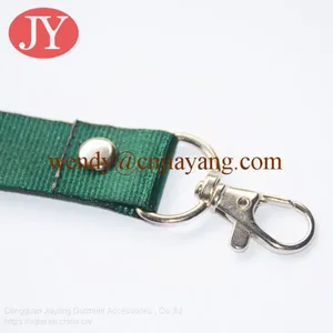 Stainless Steel Lanyards 20*20mm Metal Crimp Snap Hook for Lanyard thumbnail-1