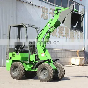 D25 Front Wheel Loader Small Construction Equipment Agriculture Steering Wheel Loader thumbnail-2