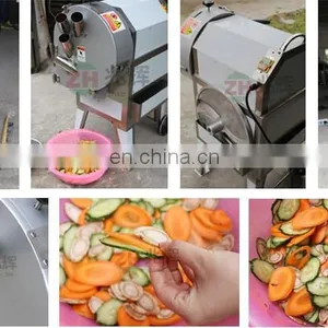 Automatic Onion Shredder Machine Carrot Cucumber Slicing Machine Lemon Dicing Machine thumbnail-7