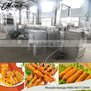 Full Automatic Pellet Frying Line Manufacture/Vacuum Fryer Apple Fruit Chips Processing Line thumbnail-2