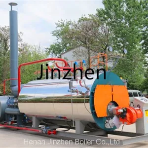 Industrial Horizontal Fire Tube Natural Gas Diesel Heavy Oil Lpg Fired Steam Boiler for Food Industry thumbnail-1