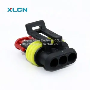 3 Pin AMP Super Seal 1.5mm Series Connectors 282087-1 282105-1 thumbnail-2