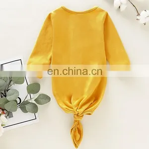 Multi Colors Cotton Newborn Baby Sleepsack Knotted Baby Sleeping Bag thumbnail-2