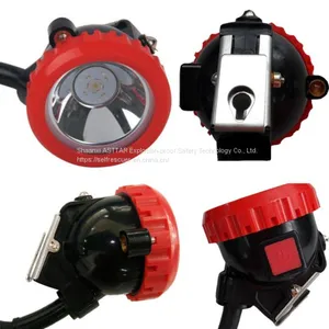 KL6Ex ATEX Certified Rechargeable LED Corded Miners Cap Lamp thumbnail-2
