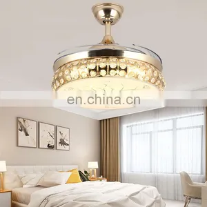 Decorative Invisible Ceiling Fan Light With Hidden Blades Remote Control for Living Room thumbnail-1