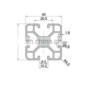 SHENGXIN 4040 Aluminium Profile Aluminum T Slot Factory Production Line thumbnail-2