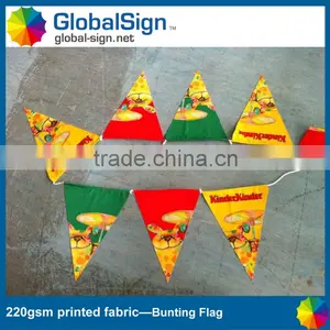 Shanghai GlobalSIGN Sublimation Printed 220gsm Polyester Bunting Flags thumbnail-3