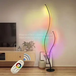 Tree Branch Colorful Floor Lamps RGB Home Decor Floor Light RGB Remote Standing Light Bedroom Living Room thumbnail-1