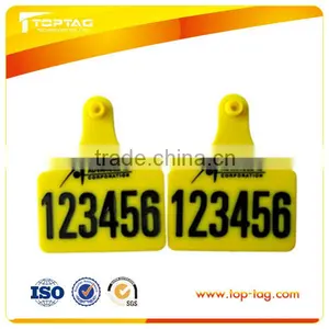 Waterproof Pvc Rfid Sticker 125Khz Rfid Animal Ear Tag thumbnail-1