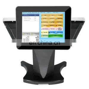 15'' Capacitive Touch Screen All in One POS With 8inch Customer Display System/cash Register/cashier POS Machine thumbnail-4