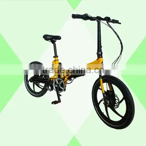2015 High Technology Foldable Electric Bicycle With Mid Motor thumbnail-1