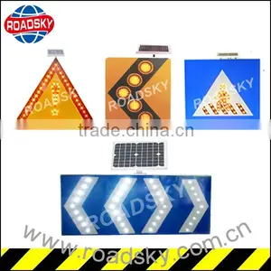 Plastic Illuminated Solar Safety Traffic Sign thumbnail-1