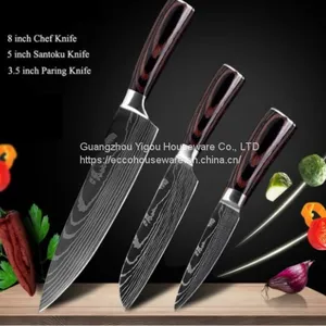 China Supplier New Product 8 Inch Japanese Professional Damascus Steel Kitchen Chefs Knife With Wood Handle thumbnail-4
