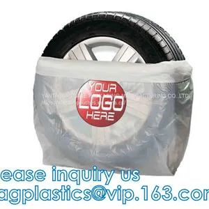 Disposable Tyre Bags, Steering Wheel Cover, Car Seat Cover, Disposable Cover, pe Car Foot Mat, Gear Automotive Tire Bag thumbnail-2