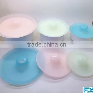 3PCS Food Grade Silicone Bowl Cover Fresh Cover For Fruit Bowl Silicone Bowl Cover/Bowl Lid thumbnail-6