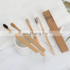 Wholesale Price Customized 100% Natural Organic Biodegradable Ecological Bamboo Toothbrush thumbnail-5
