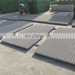 Factory Supply Anti Slip Molded 38mm Square Mesh Fiberglass Grating thumbnail-4