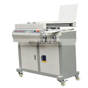 A4 Automatic Paper Processing Machinery Book Spine Glue Binding Machine thumbnail-1