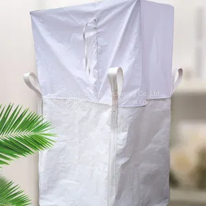 Custom Size PP Material 300Kg 1T 2 Ton PP Bulk Fibc With Top And Bottoms Spout thumbnail-5