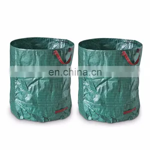 Heavy Duty Collapsible Tip Tarp Lawn Refuse Bags Garden With Handles thumbnail-1