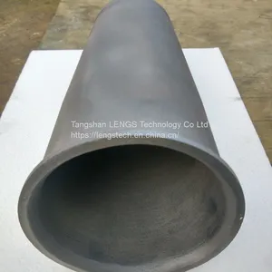 RBSiC Silicon Carbide Ceramic Burner Tubes, SiSiC Burner Nozzles, Gas Burner Protetive Tubes thumbnail-4